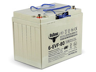 Свинцово-кислотный тяговый гелевый аккумулятор RuTrike 6-EVF-80 (12V80A/H C3) Свинцово-кислотный тяговый гелевый аккумулятор RuTrike 6-EVF-80 (12V80A/H C3)
